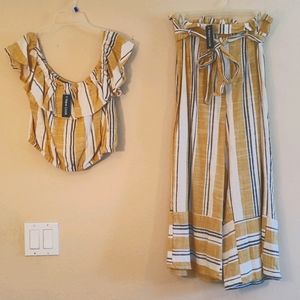 Summer two piece pants set